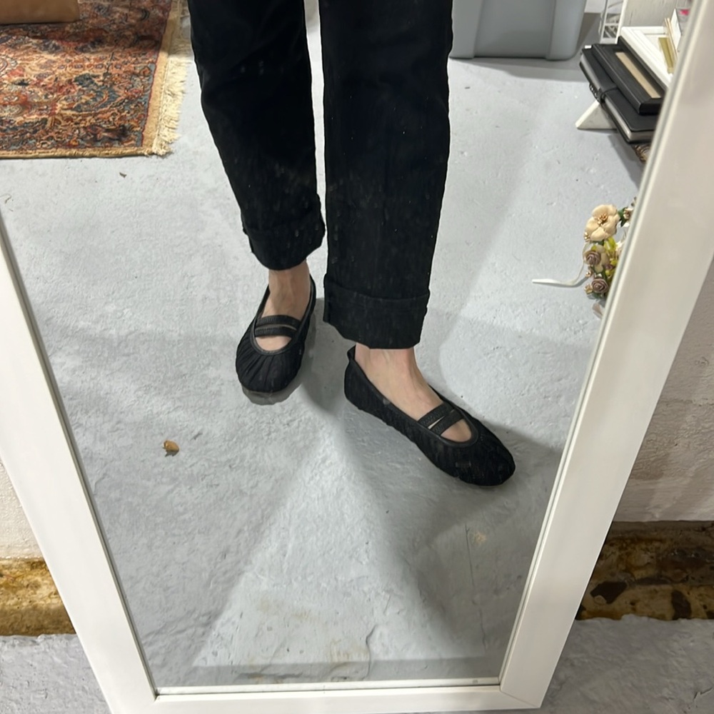 Burberry mesh ballet flats